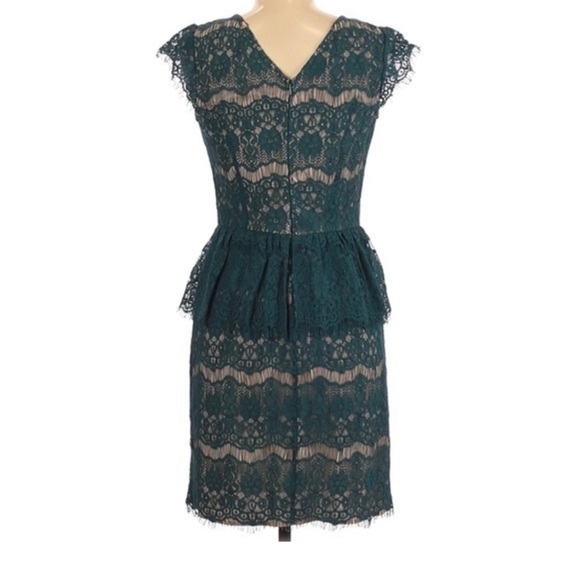 Anthropologist Maeve Elsa peplum lace dress size S - Picture 4 of 7